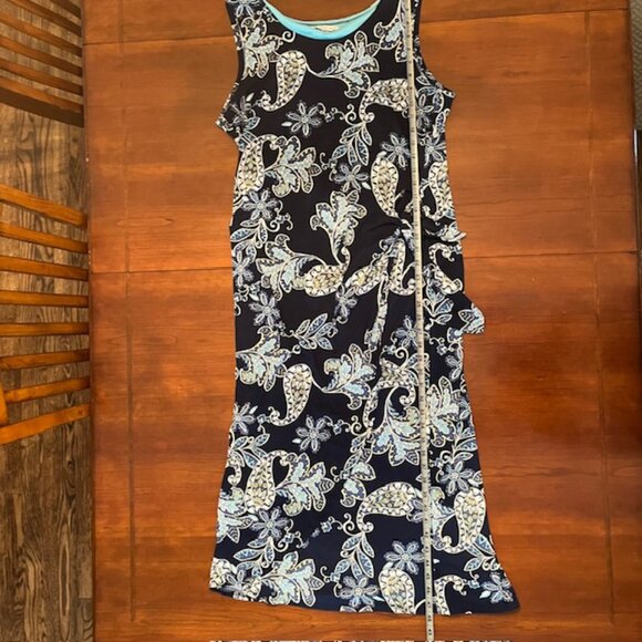 Robbie Bee Printed round-Neck Sleeveless Maxi Dress - Picture 6 of 7